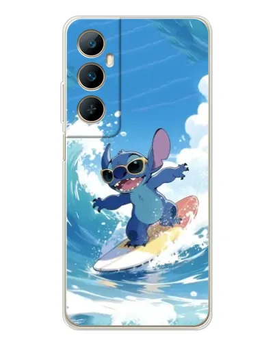 Чохол для Realme C76 з картинкою «Стіч на хвилі»