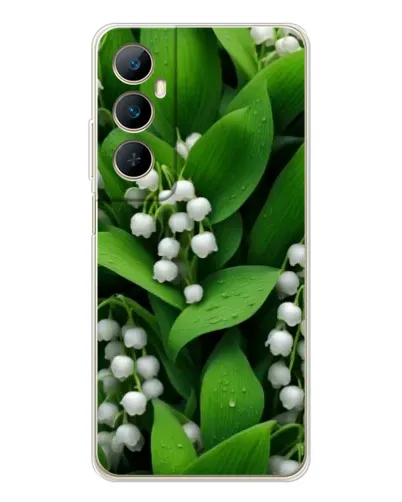 Чехол для Realme C76 с картинкой «Ландыши в зелени» Чехол для Realme C76 с картинкой «Ландыши в зелени»