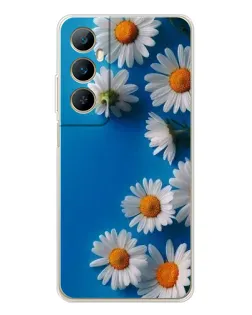Чехол для Realme C76 с картинкой «Белоснежные маргаритки»