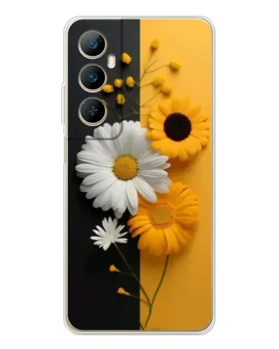 Чехол для Realme C76 с картинкой «Подсолнух и ромашка» Чехол для Realme C76 с картинкой «Подсолнух и ромашка»