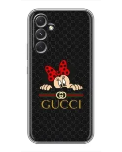 Чохол для Realme C83 з картинкою «Мінні Маус Gucci — чорний»