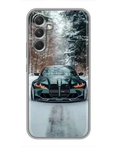 Чохол для Realme C83 з картинкою «BMW у зимовому лісі» Чохол для Realme C83 з картинкою «BMW у зимовому лісі»