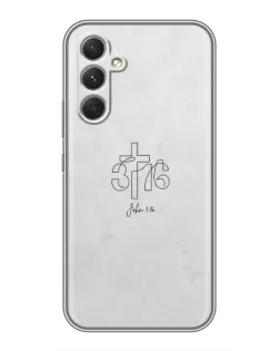 Чохол для Realme C83 з картинкою «Івана 3:16 Хрест»