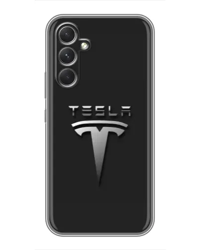 Чохол для Realme C83 з картинкою «Сталевий логотип Tesla» Чохол для Realme C83 з картинкою «Сталевий логотип Tesla»