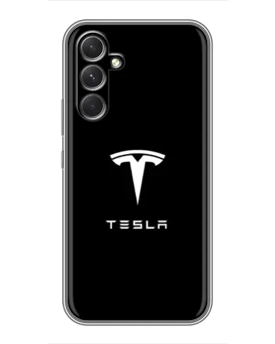 Чохол для Realme C83 з картинкою «Tesla White Logo» Чохол для Realme C83 з картинкою «Tesla White Logo»