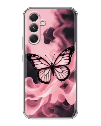 Чохол для Realme C83 з картинкою «Метелик у диму» Чохол для Realme C83 з картинкою «Метелик у диму»