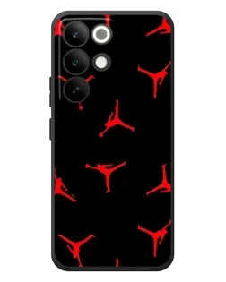 Чехол для Realme C85 Pro с картинкой «Jordan Red Pattern»