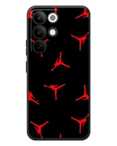 Чехол для Realme C85 Pro с картинкой «Jordan Red Pattern» Чехол для Realme C85 Pro с картинкой «Jordan Red Pattern»