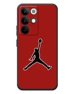 Чехол для Realme C85 Pro с картинкой «Jordan Red Back»