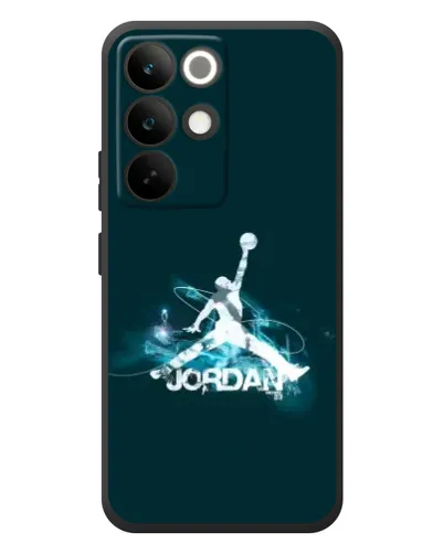 Чехол для Realme C85 Pro с картинкой «Jordan Blue Fire» Чехол для Realme C85 Pro с картинкой «Jordan Blue Fire»