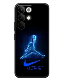 Чехол для Realme C85 Pro с картинкой «Jordan Neon Blue»