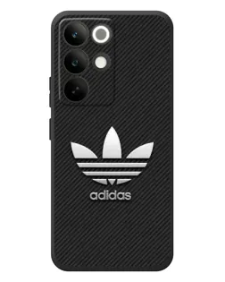 Чехол для Realme C85 Pro с картинкой «Adidas Карбоновая текстура»