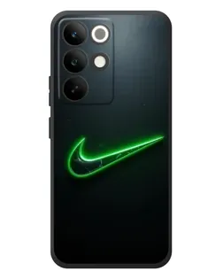 Чехол для Realme C85 Pro с картинкой «Неоновый контур Nike»