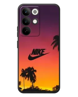 Чехол для Realme C85 Pro с картинкой «Nike на закате солнца»