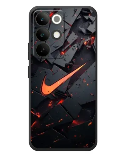 Чехол для Realme C85 Pro с картинкой «Nike — эффект разломов» Чехол для Realme C85 Pro с картинкой «Nike — эффект разломов»