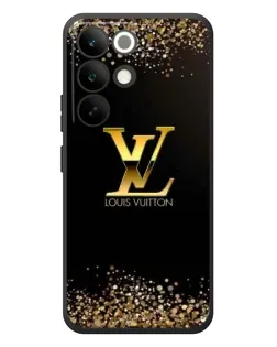 Чехол для Realme C85 Pro с картинкой «LV — золотые искры»