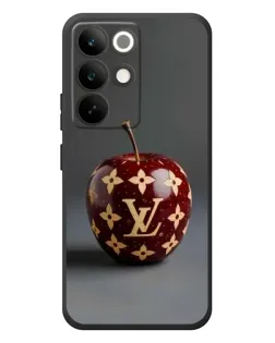 Чехол для Realme C85 Pro с картинкой «Красное яблоко LV»