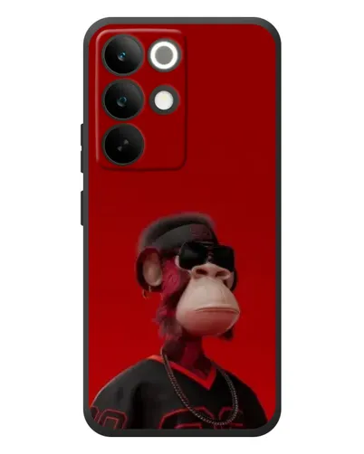 Чехол для Realme C85 Pro с картинкой «Bored Ape в красном» Чехол для Realme C85 Pro с картинкой «Bored Ape в красном»