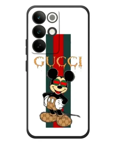 Чехол для Realme C85 Pro с картинкой «Микки Маус Gucci — полосы» Чехол для Realme C85 Pro с картинкой «Микки Маус Gucci — полосы»