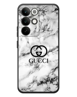 Чехол для Realme C85 Pro с картинкой «Gucci — мраморный шик»