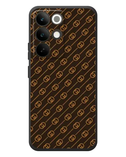 Чехол для Realme C85 Pro с картинкой «Gucci — золотые диагонали» Чехол для Realme C85 Pro с картинкой «Gucci — золотые диагонали»