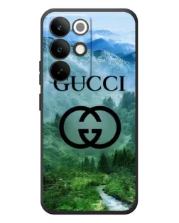 Чехол для Realme C85 Pro с картинкой «Gucci — горный пейзаж»