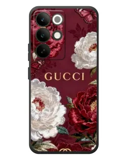 Чехол для Realme C85 Pro с картинкой «Gucci — бордовые розы» Чехол для Realme C85 Pro с картинкой «Gucci — бордовые розы»
