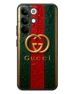 Чехол для Realme C85 Pro с картинкой «Gucci — фирменная полоса и золото» Чехол для Realme C85 Pro с картинкой «Gucci — фирменная полоса и золото»