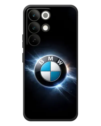 Чехол для Realme C85 Pro с картинкой «BMW — неоновое сияние»
