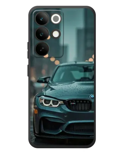 Чехол для Realme C85 Pro с картинкой «BMW в огнях города»