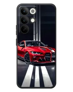 Чехол для Realme C85 Pro с картинкой «Красная BMW на дороге» Чехол для Realme C85 Pro с картинкой «Красная BMW на дороге»