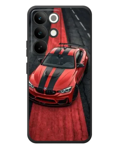 Чехол для Realme C85 Pro с картинкой «BMW на красной дорожке»