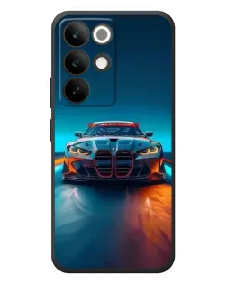 Чехол для Realme C85 Pro с картинкой «BMW — огни неона» Чехол для Realme C85 Pro с картинкой «BMW — огни неона»