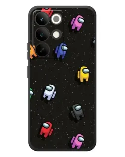 Чехол для Realme C85 Pro с картинкой «Космический паттерн Among Us»