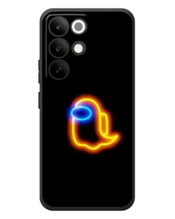 Чехол для Realme C85 Pro с картинкой «Among Us неоновое сияние»