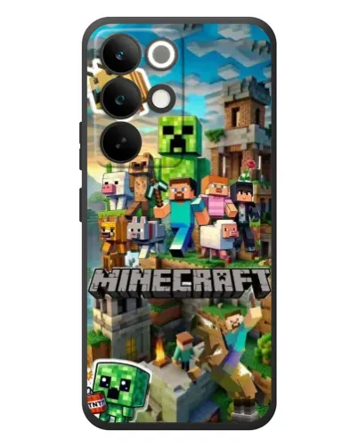 Чехол для Realme C85 Pro с картинкой «Замок Minecraft»