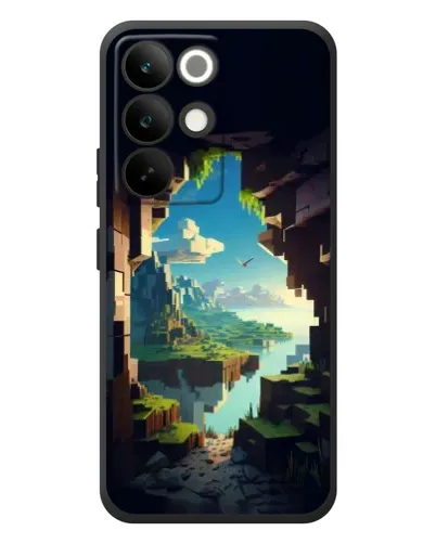 Чехол для Realme C85 Pro с картинкой «Вид из пещеры»