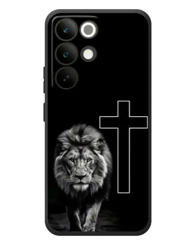 Чехол для Realme C85 Pro с картинкой «Лев и Крест» Чехол для Realme C85 Pro с картинкой «Лев и Крест»