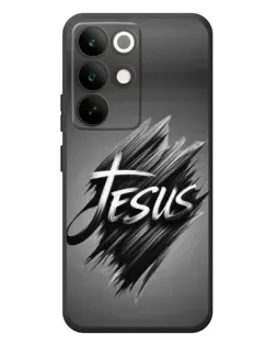 Чехол для Realme C85 Pro с картинкой «Надпись Jesus Graffiti»