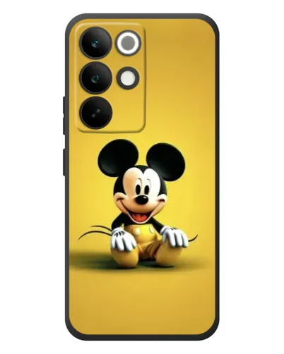 Чехол для Realme C85 Pro с картинкой «Микки на желтом»