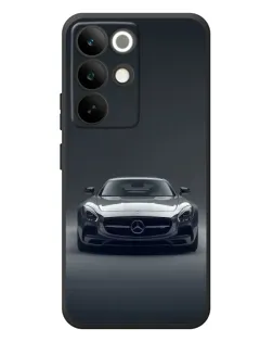 Чехол для Realme C85 Pro с картинкой «Mercedes на черном»