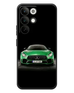 Чехол для Realme C85 Pro с картинкой «Mercedes — неоновый лого»
