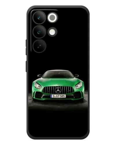Чехол для Realme C85 Pro с картинкой «Mercedes — неоновый лого» Чехол для Realme C85 Pro с картинкой «Mercedes — неоновый лого»