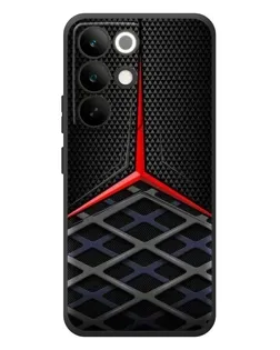 Чехол для Realme C85 Pro с картинкой «Mercedes Carbon Grid»