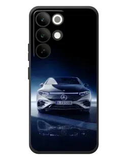 Чехол для Realme C85 Pro с картинкой «Ночной Mercedes EQ»