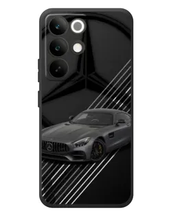 Чехол для Realme C85 Pro с картинкой «Mercedes AMG — графика»