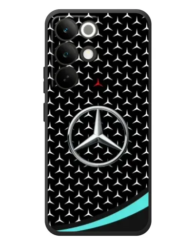 Чехол для Realme C85 Pro с картинкой «Mercedes — бирюзовый акцент» Чехол для Realme C85 Pro с картинкой «Mercedes — бирюзовый акцент»