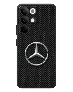 Чехол для Realme C85 Pro с картинкой «Карбоновый Mercedes стиль»