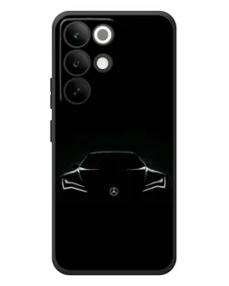 Чехол для Realme C85 Pro с картинкой «Mercedes — силуэт авто»
