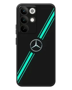 Чехол для Realme C85 Pro с картинкой «Спортивные линии Mercedes»